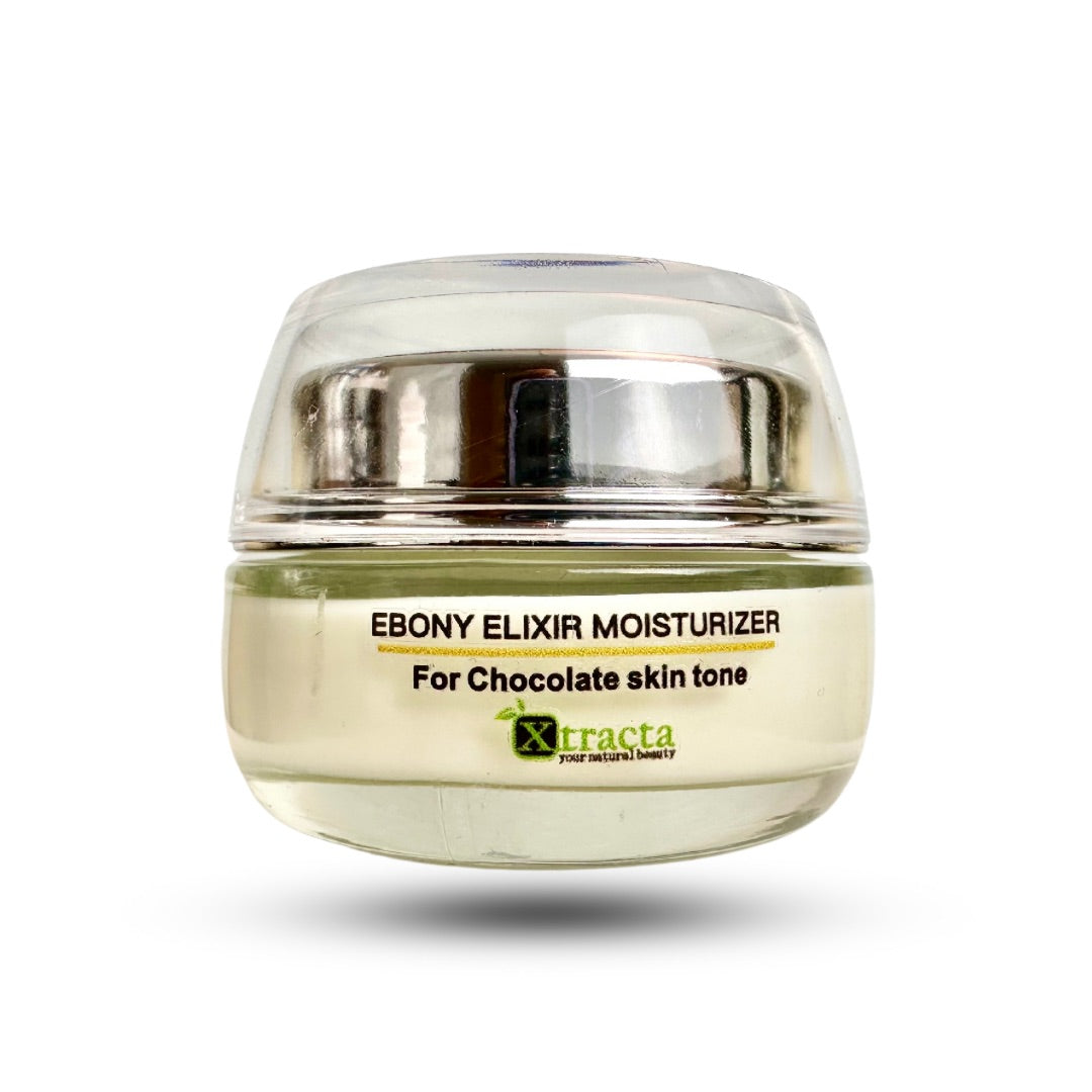 Hydrating and moisturizing plant-based facial cream for dark and brown skin