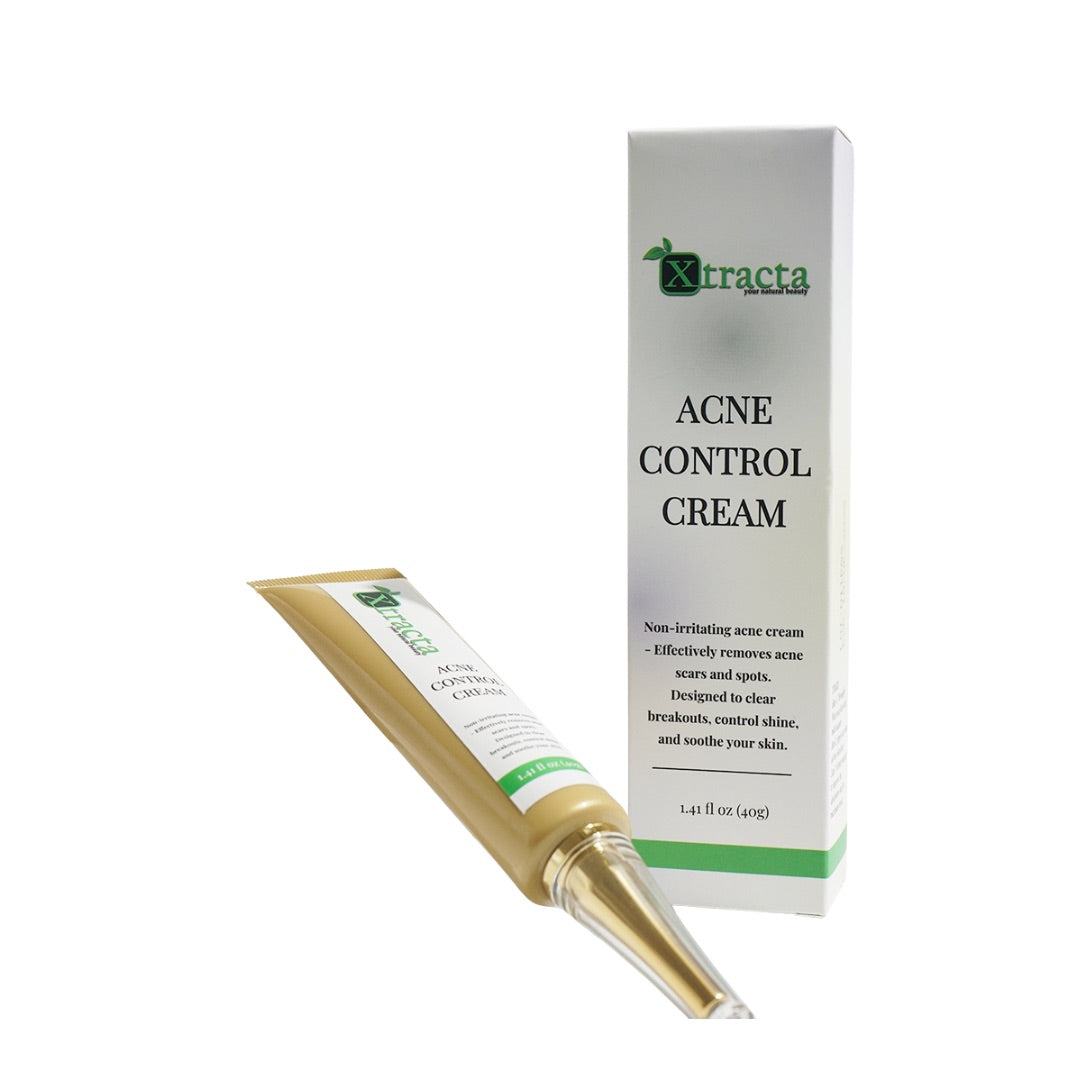 Natural skincare for acne-prone skin: Fast-absorbing, plant-based cream